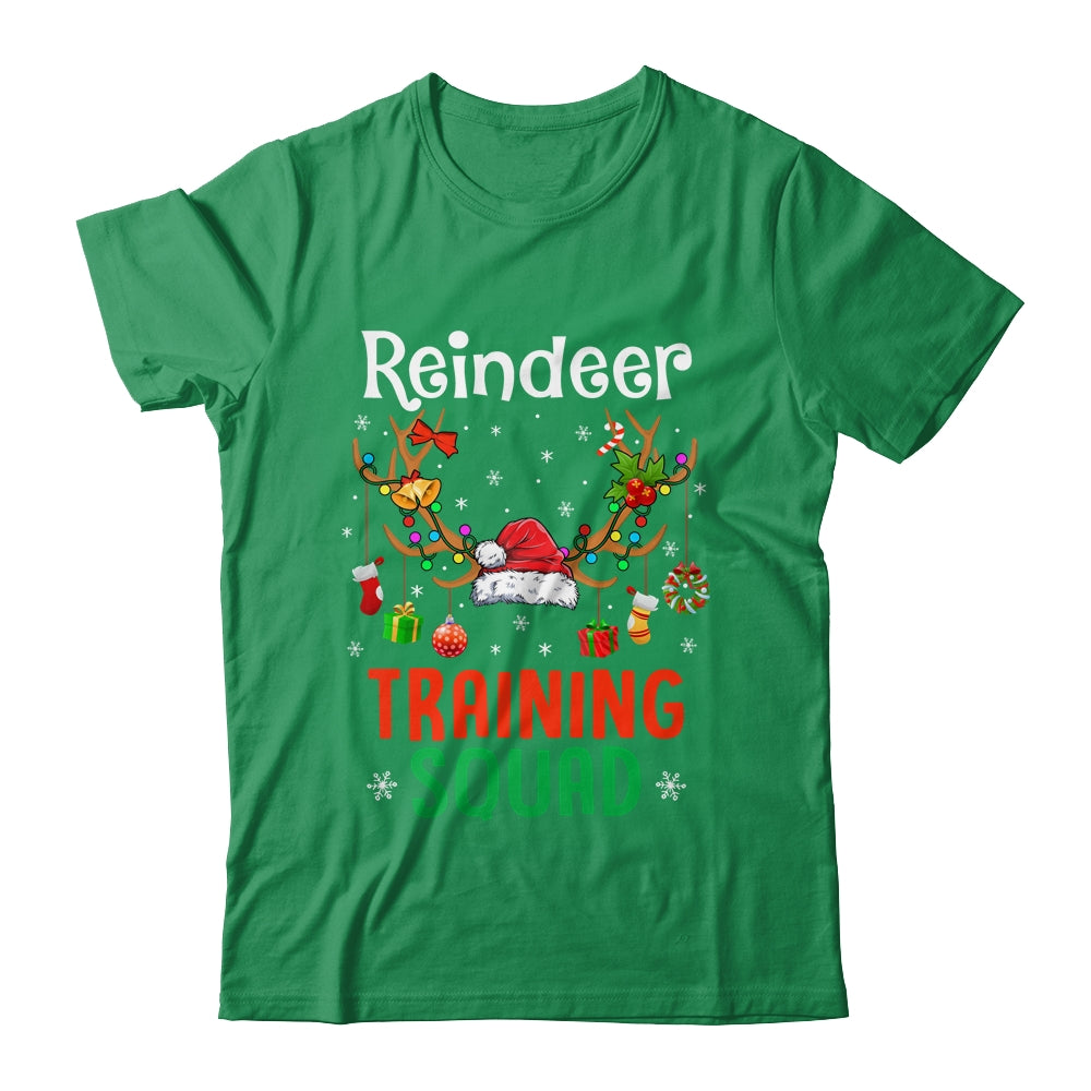 Christmas Running Funny Reindeer Training Squad Team Family Shirt & Sweatshirt | siriusteestore