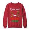 Christmas Running Funny Reindeer Training Squad Team Family Shirt & Sweatshirt | siriusteestore
