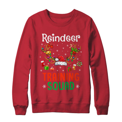 Christmas Running Funny Reindeer Training Squad Team Family Shirt & Sweatshirt | siriusteestore
