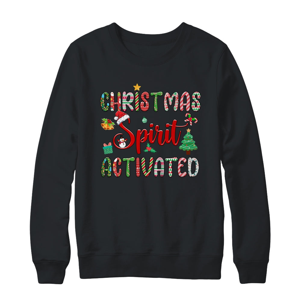 Christmas Spirit Activate Funny Christmas Xmas Shirt & Sweatshirt | siriusteestore