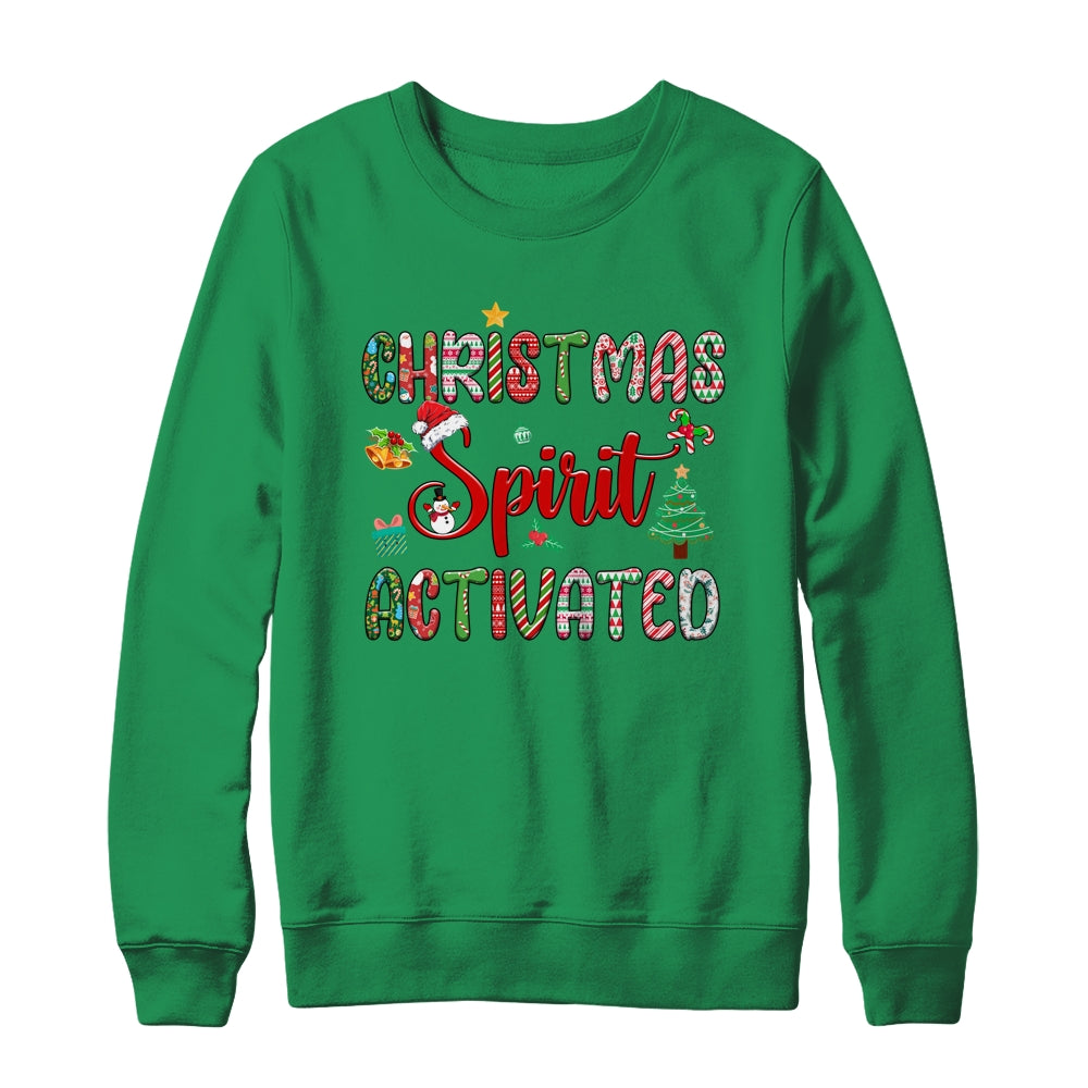 Christmas Spirit Activate Funny Christmas Xmas Shirt & Sweatshirt | siriusteestore