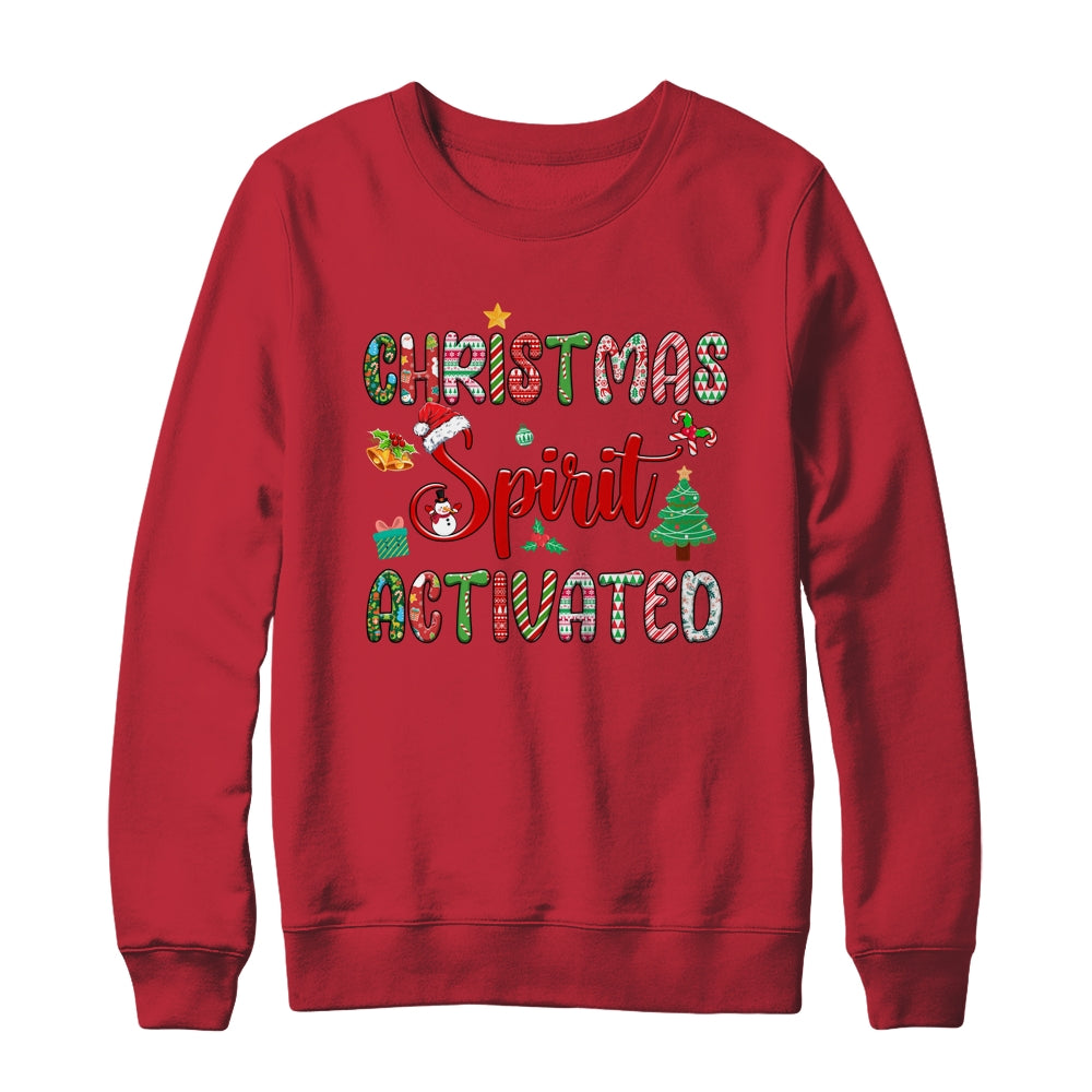Christmas Spirit Activate Funny Christmas Xmas Shirt & Sweatshirt | siriusteestore