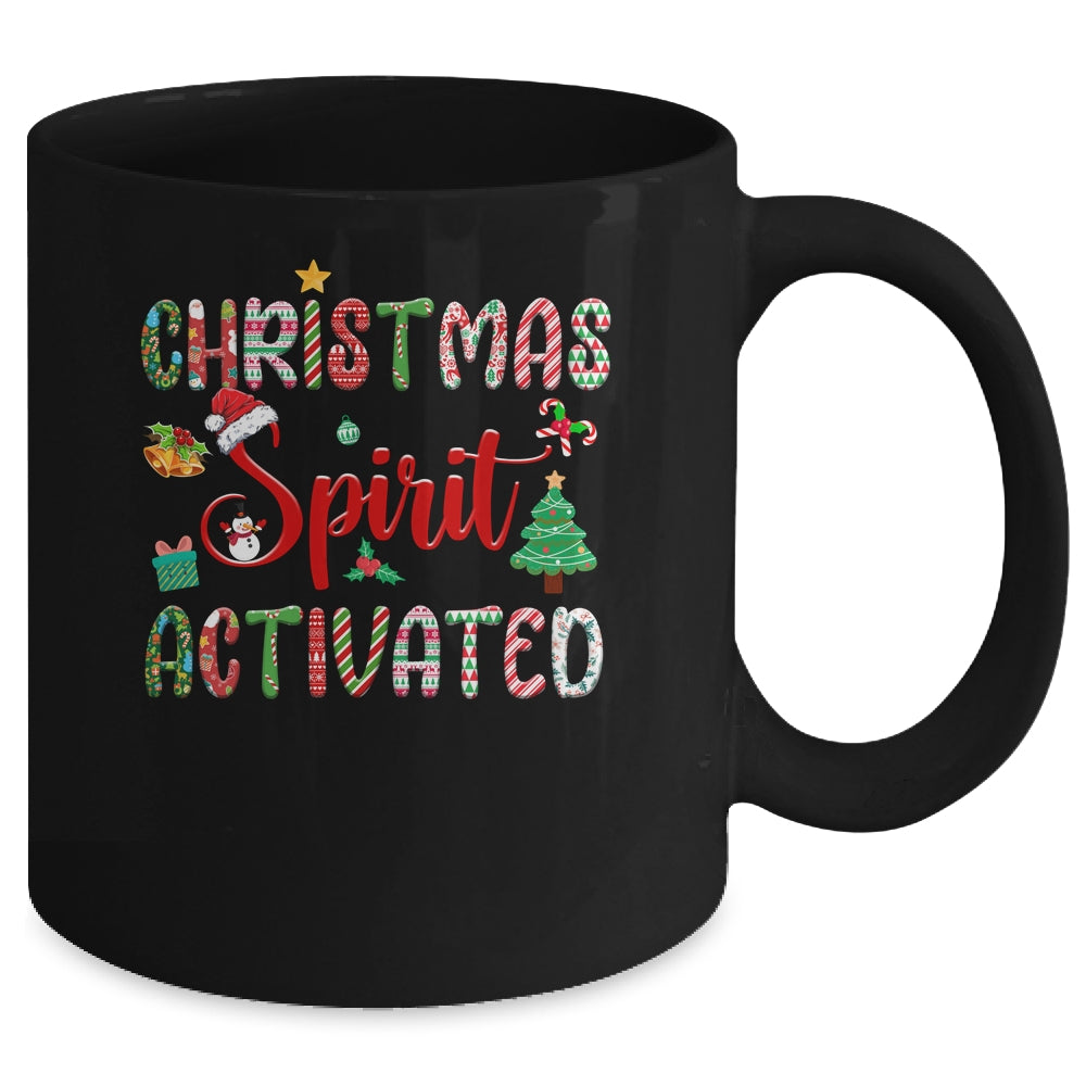 Christmas Spirit Activate Funny Christmas Xmas Mug | siriusteestore