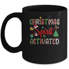 Christmas Spirit Activate Funny Christmas Xmas Mug | siriusteestore