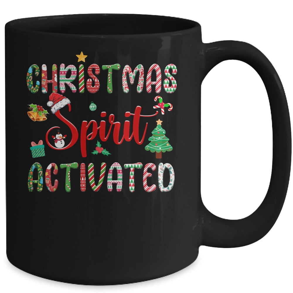 Christmas Spirit Activate Funny Christmas Xmas Mug | siriusteestore