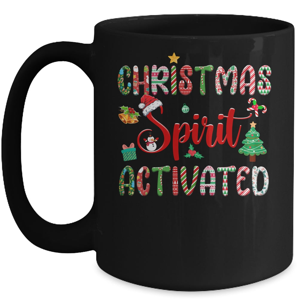 Christmas Spirit Activate Funny Christmas Xmas Mug | siriusteestore