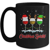 Christmas Spirits Glasses Of Wine Xmas Holidays Party Mug | siriusteestore