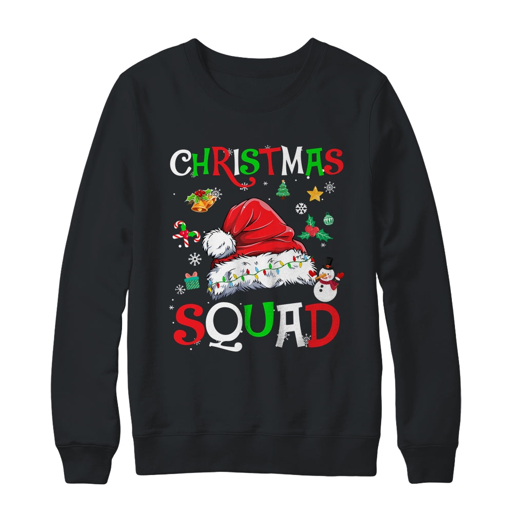 Christmas Squad Family Group Matching Christmas Party Shirt & Sweatshirt | siriusteestore