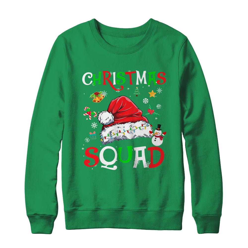 Christmas Squad Family Group Matching Christmas Party Shirt & Sweatshirt | siriusteestore