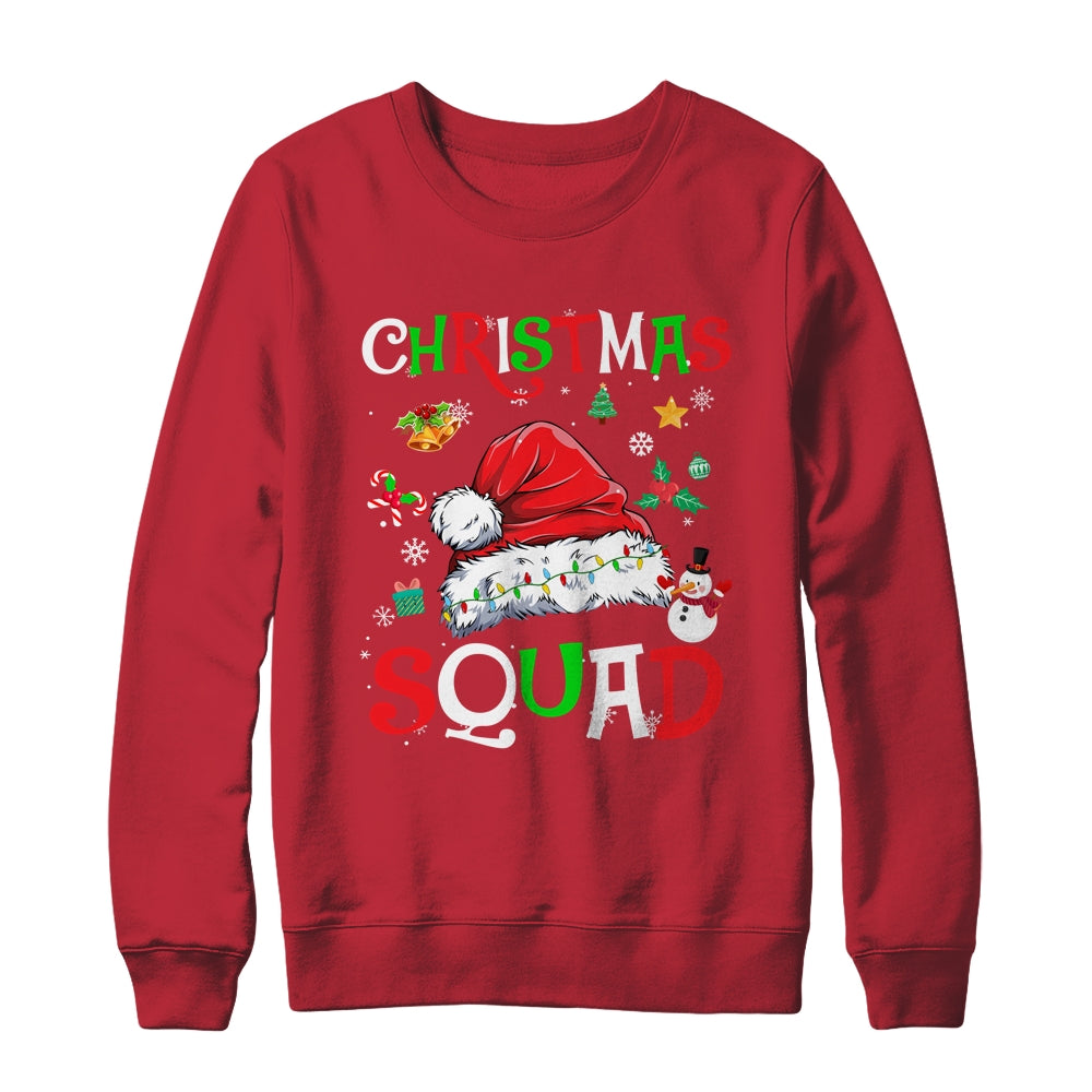 Christmas Squad Family Group Matching Christmas Party Shirt & Sweatshirt | siriusteestore