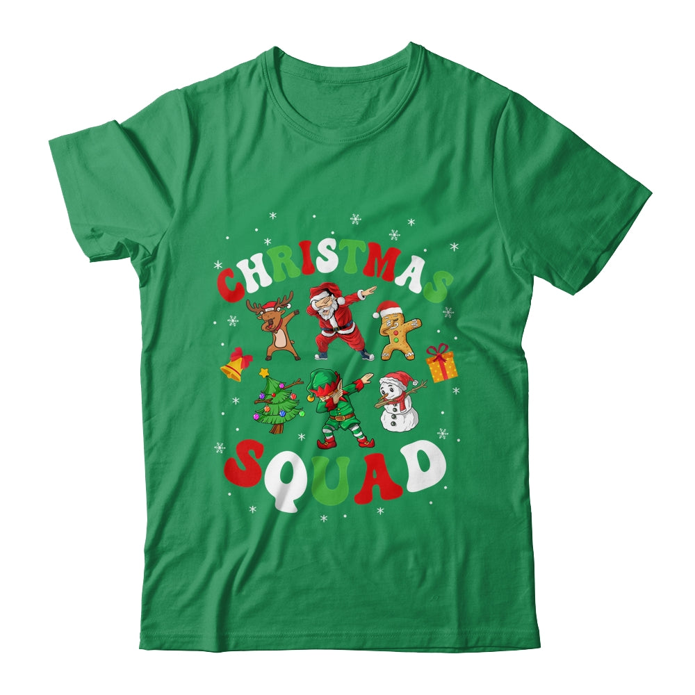 Christmas Squad Santa Dabbing Elf Family Matching Xmas Shirt & Sweatshirt | siriusteestore