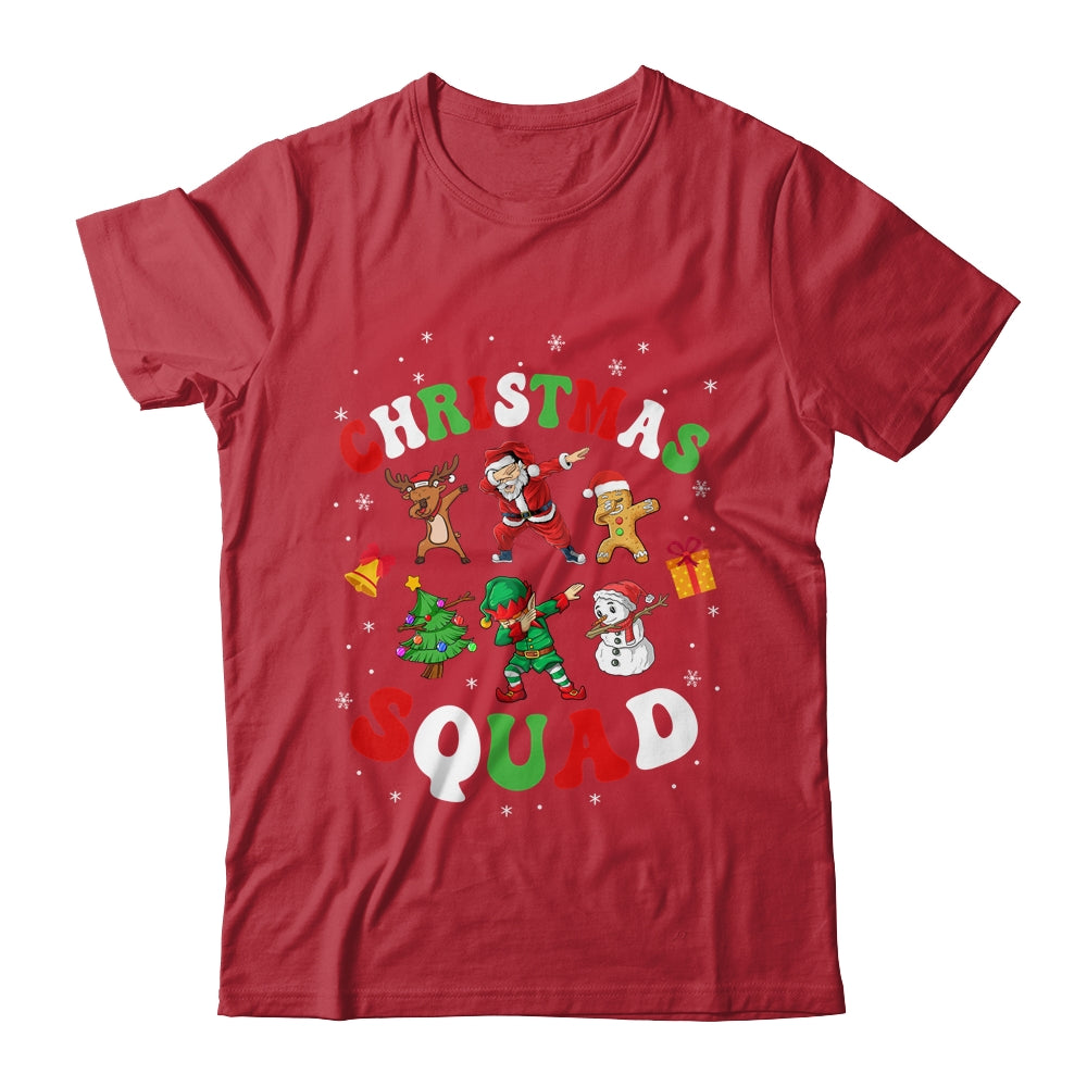 Christmas Squad Santa Dabbing Elf Family Matching Xmas Shirt & Sweatshirt | siriusteestore