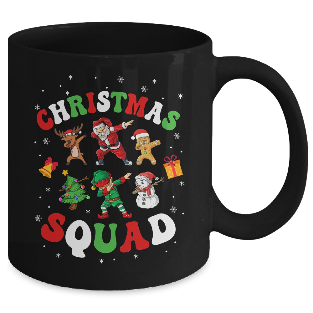 Christmas Squad Santa Dabbing Elf Family Matching Xmas Mug | siriusteestore