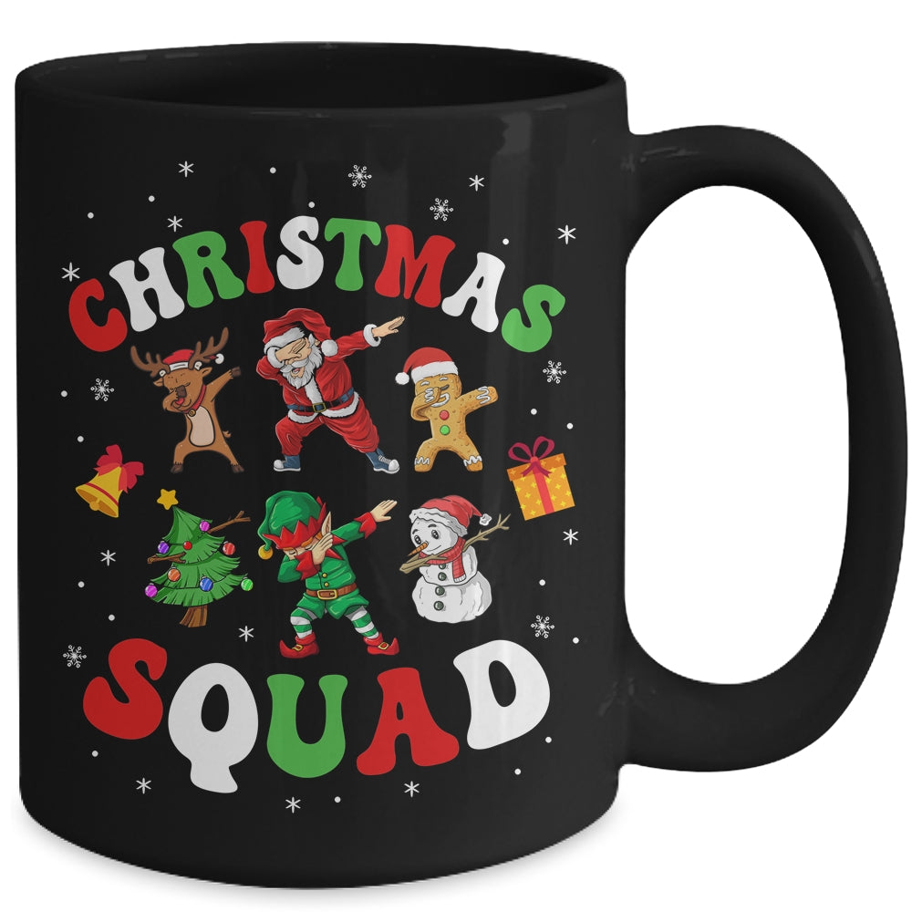 Christmas Squad Santa Dabbing Elf Family Matching Xmas Mug | siriusteestore