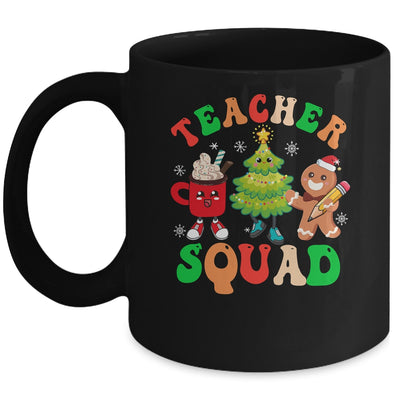 Christmas Teacher Squad Retro Groovy Xmas Teacher Women Mug | siriusteestore