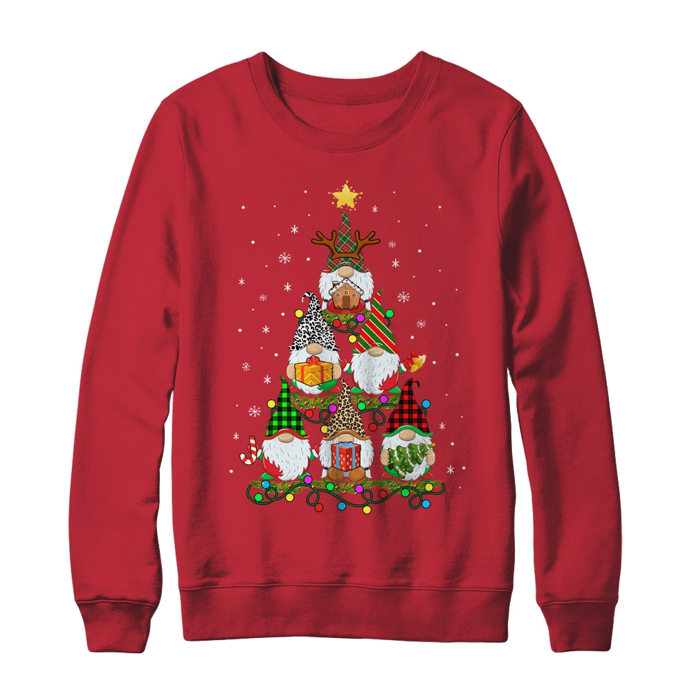 Christmas tree Gnome Funny Family Matching Gnome Tree Xmas Shirt & Sweatshirt | siriusteestore