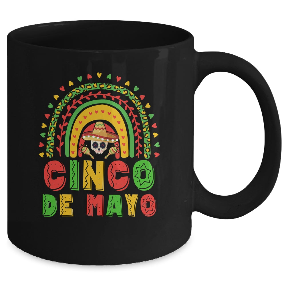 Cinco De Mayo Fiesta 5 De Mayo Party Mexico Rainbow Mug | siriusteestore