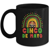 Cinco De Mayo Fiesta 5 De Mayo Party Mexico Rainbow Mug | siriusteestore