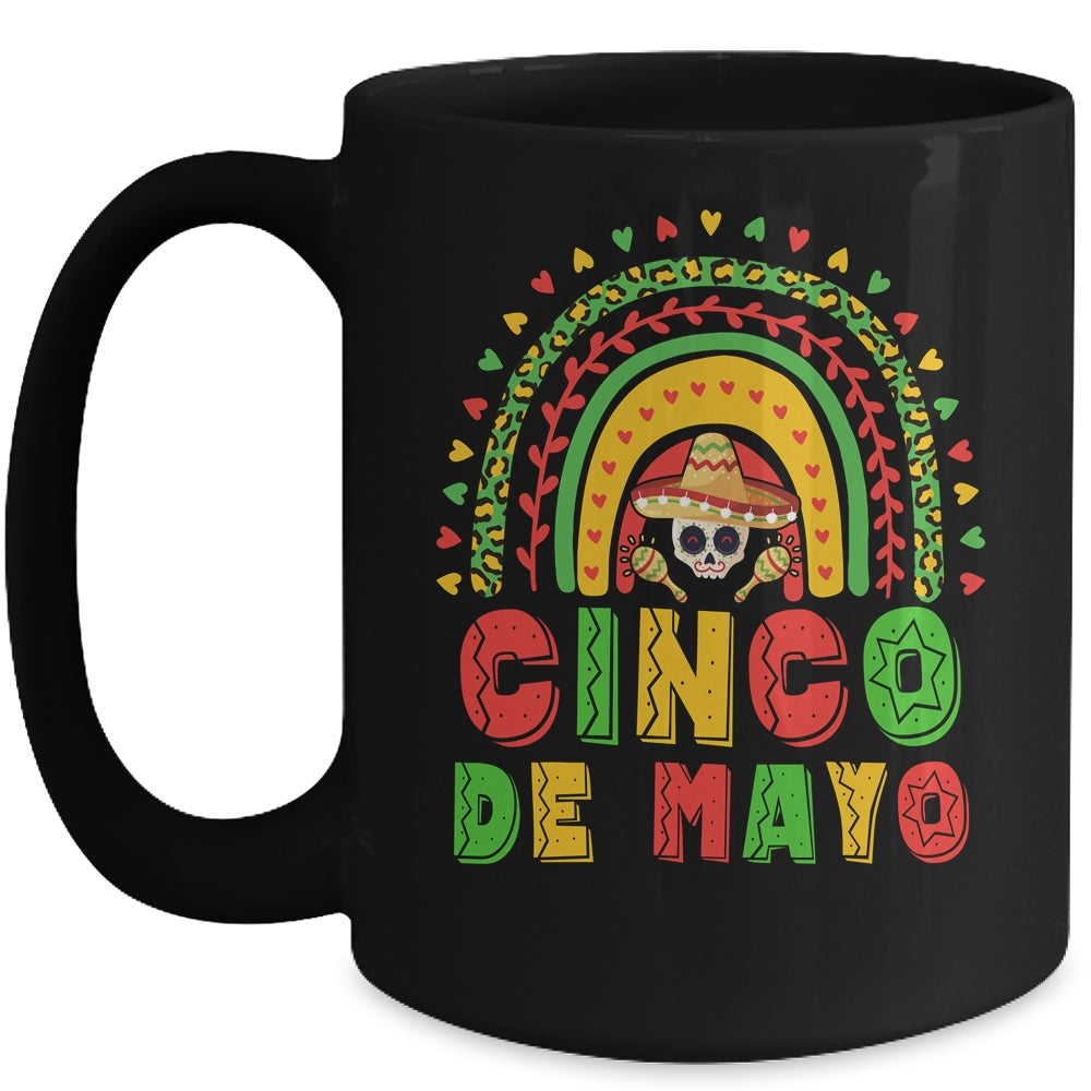 Cinco De Mayo Fiesta 5 De Mayo Party Mexico Rainbow Mug | siriusteestore