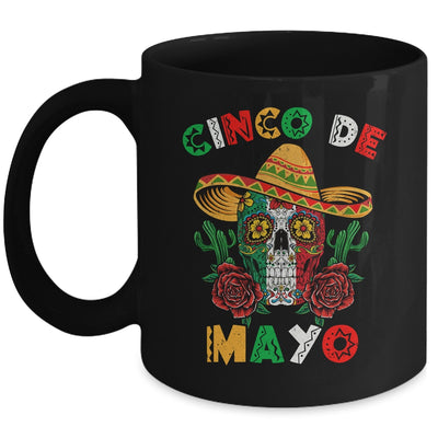 Cinco De Mayo Mexican Cross Sunglasses Skull Mustache Mug | siriusteestore