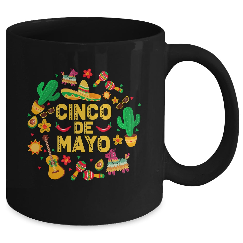 Cinco De Mayo Mexican Fiesta 5 De Mayo For Mens Womens Kids Mug | siriusteestore