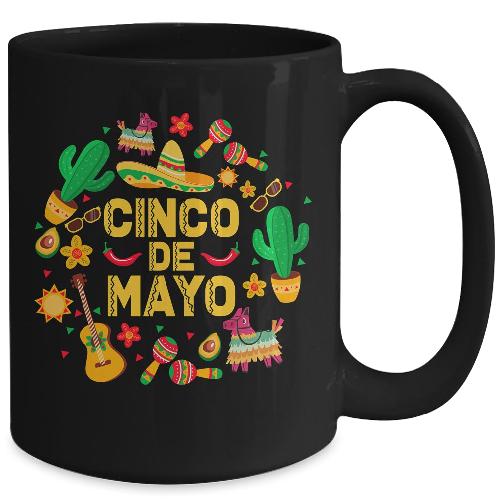 Cinco De Mayo Mexican Fiesta 5 De Mayo For Mens Womens Kids Mug | siriusteestore