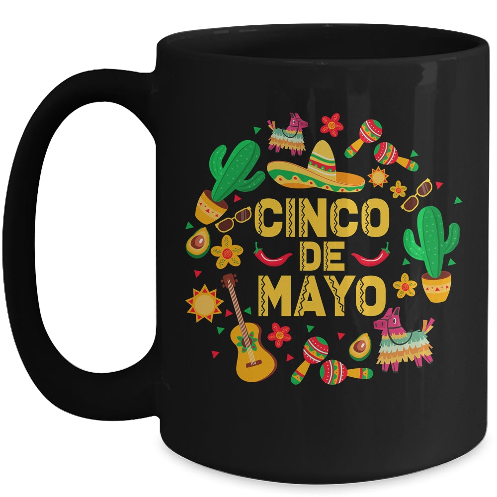 Cinco De Mayo Mexican Fiesta 5 De Mayo For Mens Womens Kids Mug | siriusteestore