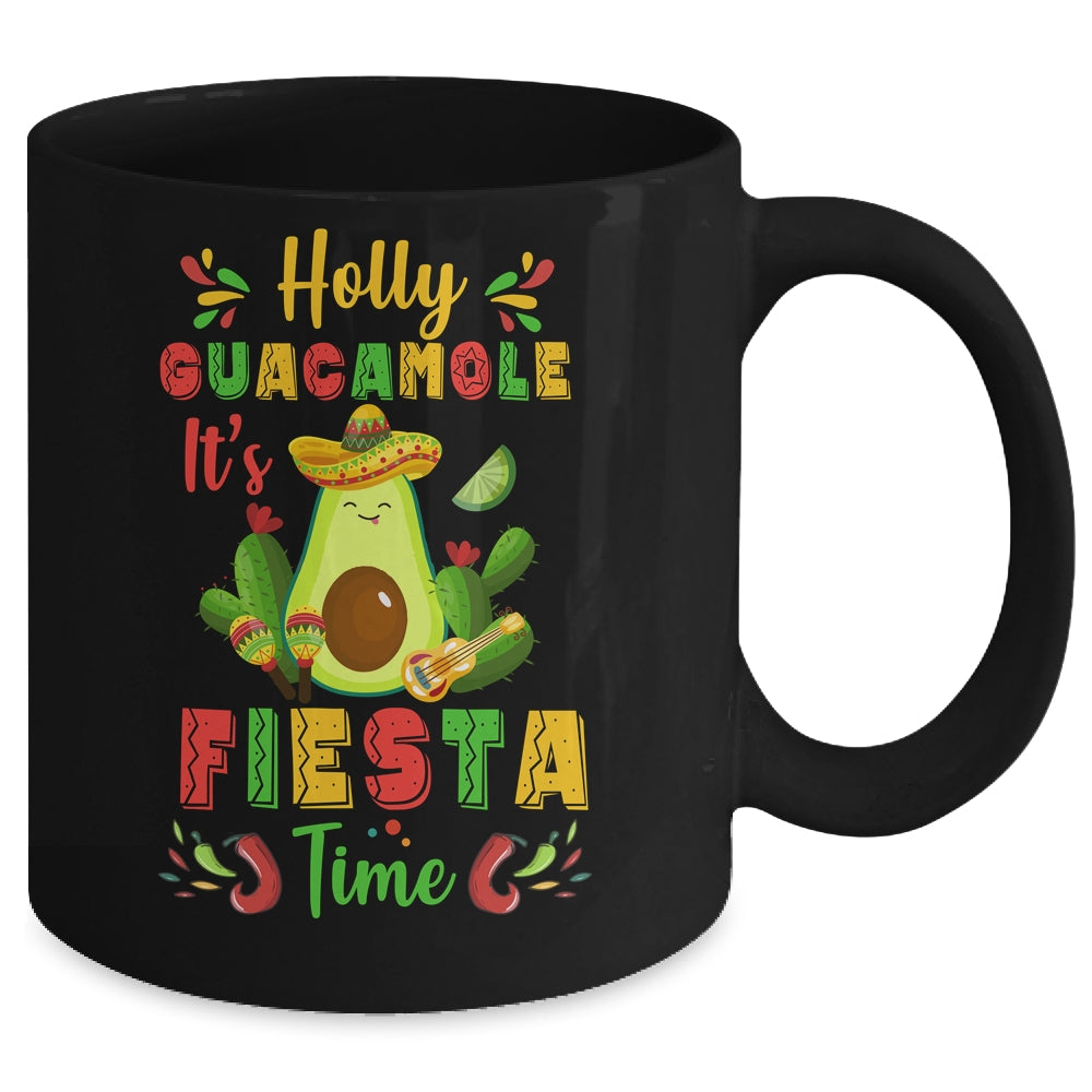 Cinco De Mayo Mexican Holy Guacamole Fiesta Time Mug | siriusteestore