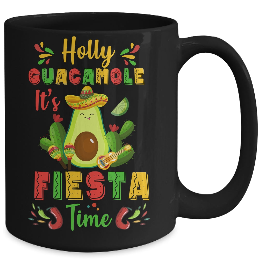 Cinco De Mayo Mexican Holy Guacamole Fiesta Time Mug | siriusteestore