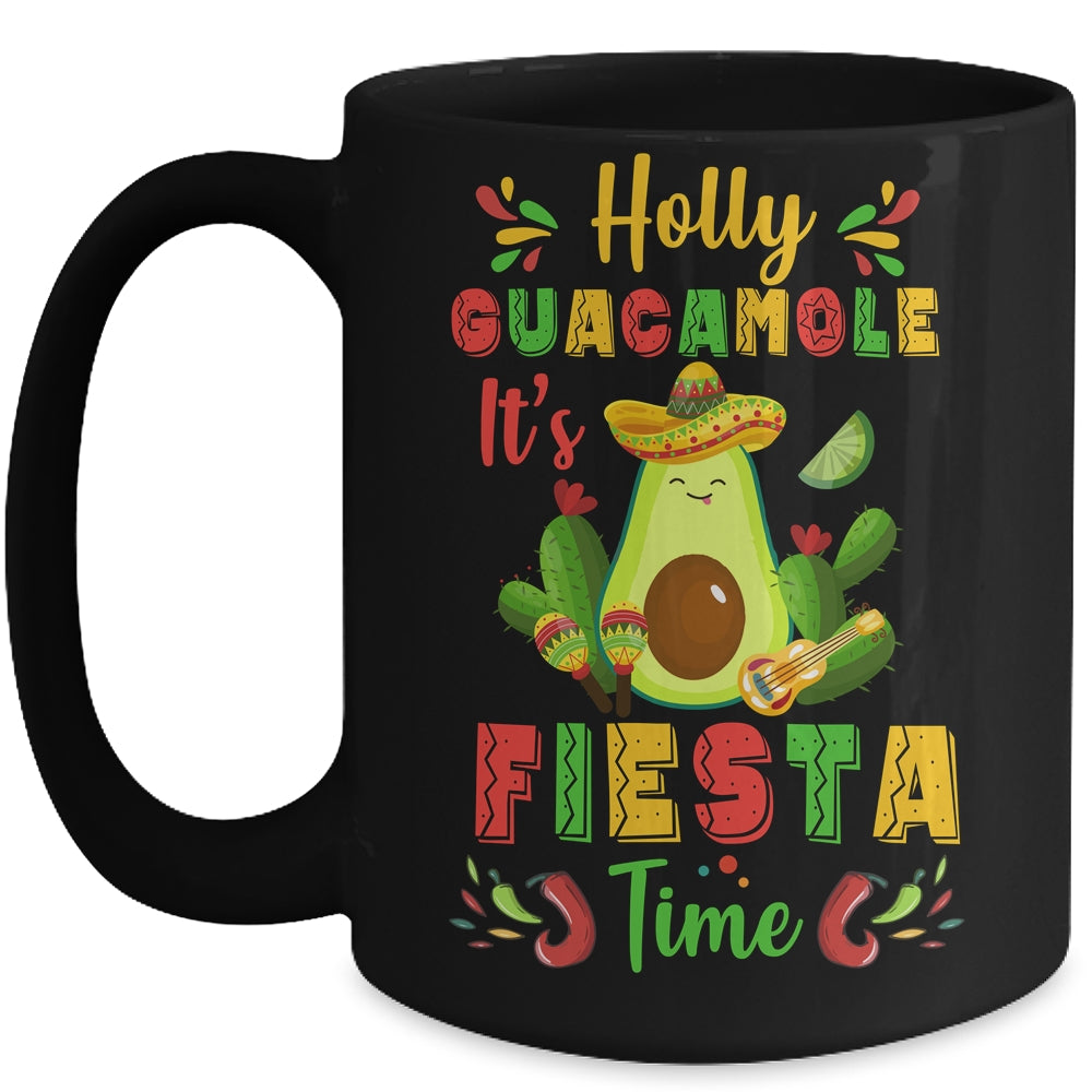 Cinco De Mayo Mexican Holy Guacamole Fiesta Time Mug | siriusteestore