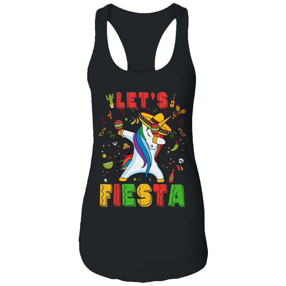 Cinco De Mayo Party Lets Fiesta Dancing Mexican Unicorn Girl Shirt & Tank Top | siriusteestore
