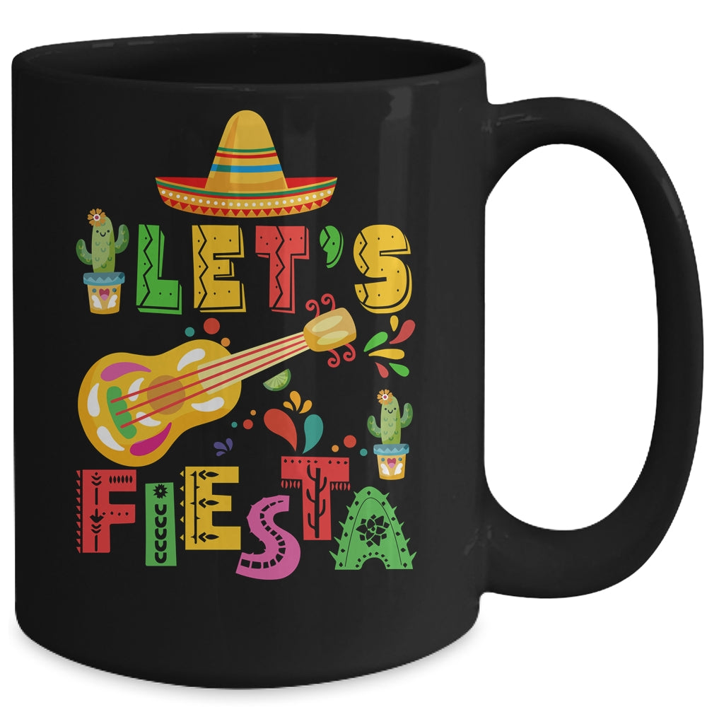 Cinco De Mayo Party Lets Fiesta Mexican Mug | siriusteestore
