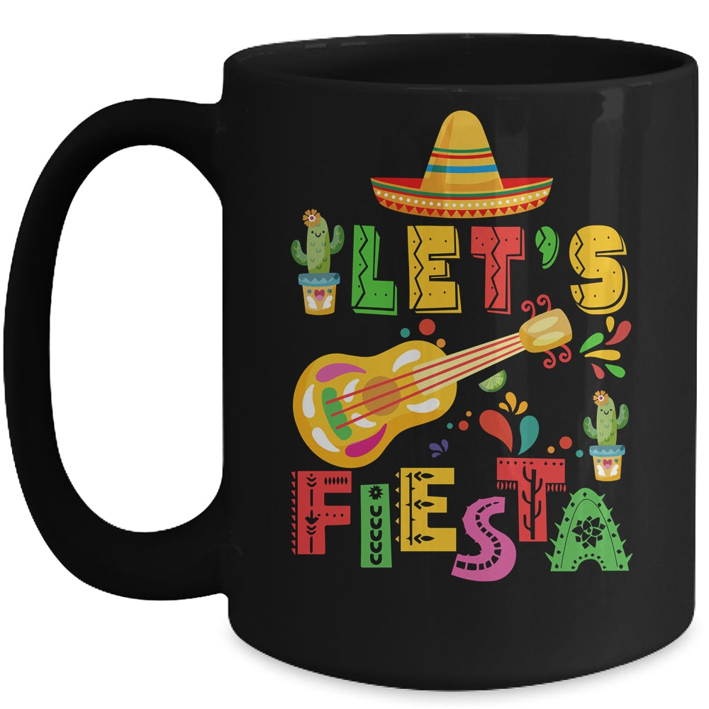 Cinco De Mayo Party Lets Fiesta Mexican Mug | siriusteestore