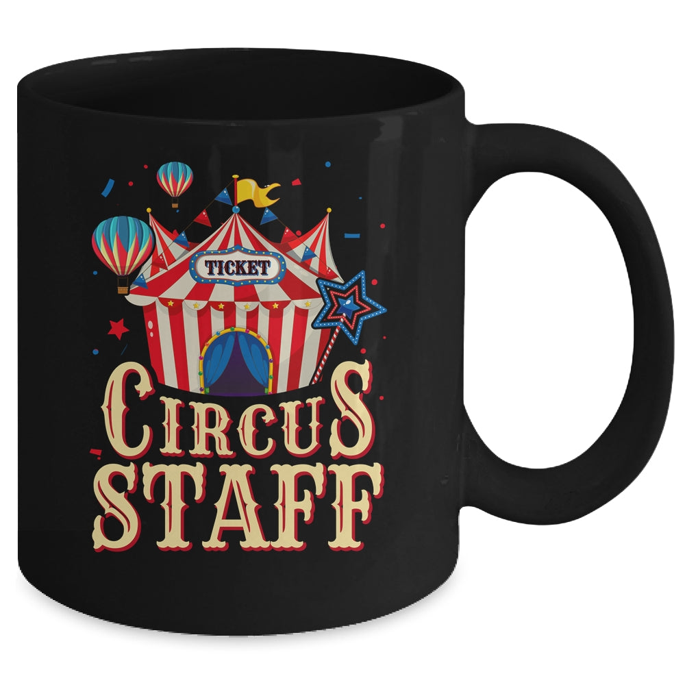 Circus Staff Carnival Vintage Themed Party Event Circus Mug | siriusteestore