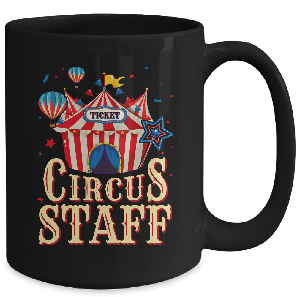 Circus Staff Carnival Vintage Themed Party Event Circus Mug | siriusteestore