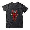 Classic Red Black Christmas Buffalo Plaid Deer Shirt & Sweatshirt | siriusteestore
