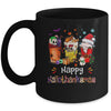 Coffee Halloween Thanksgiving Christmas Happy Hallothanksmas Mug | siriusteestore