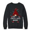 Coffee Lover Gnome Buffalo Plaid Matching Christmas Pajama Gift Shirt & Sweatshirt | siriusteestore