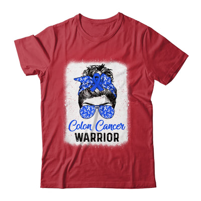 Colon Cancer Awareness Colorectal Cancer Messy Bun Shirt & Hoodie | siriusteestore