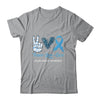 Colon Cancer Awareness Peace Love Cure Leopard Shirt & Hoodie | siriusteestore