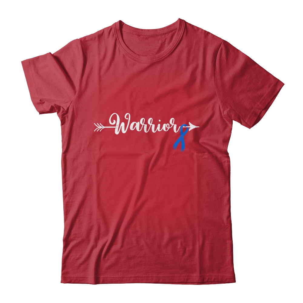 Colon Cancer Warrior Colon Cancer Awareness Blue Ribbon Shirt & Tank Top | siriusteestore