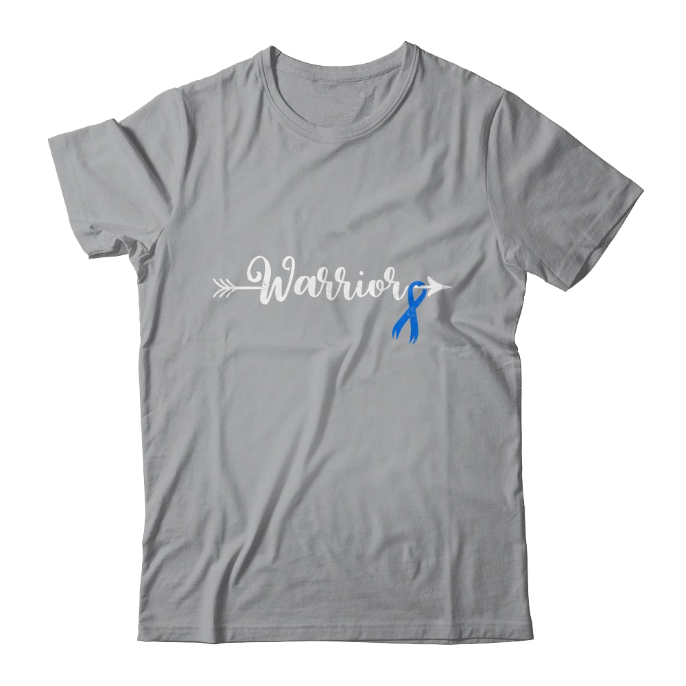 Colon Cancer Warrior Colon Cancer Awareness Blue Ribbon Shirt & Tank Top | siriusteestore