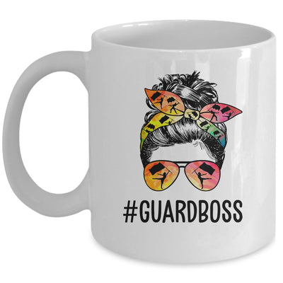 Color Guard Instructor Messy Bun Marching Band School Mug | siriusteestore