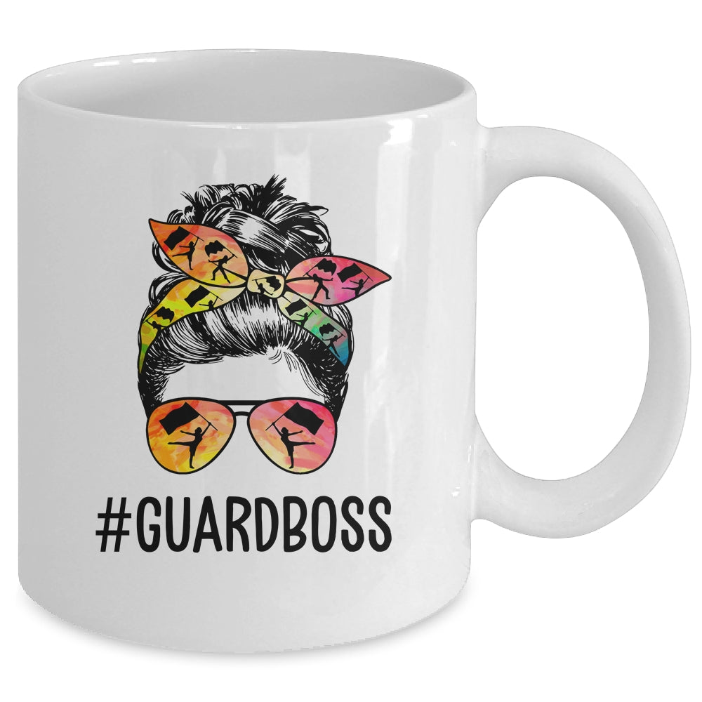 Color Guard Instructor Messy Bun Marching Band School Mug | siriusteestore