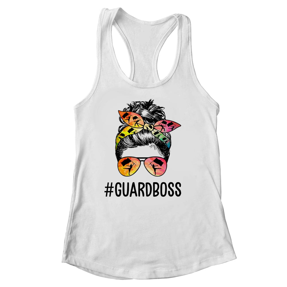 Color Guard Instructor Messy Bun Marching Band School Shirt & Tank Top | siriusteestore