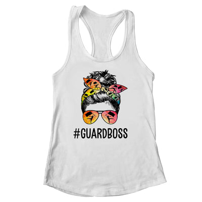 Color Guard Instructor Messy Bun Marching Band School Shirt & Tank Top | siriusteestore