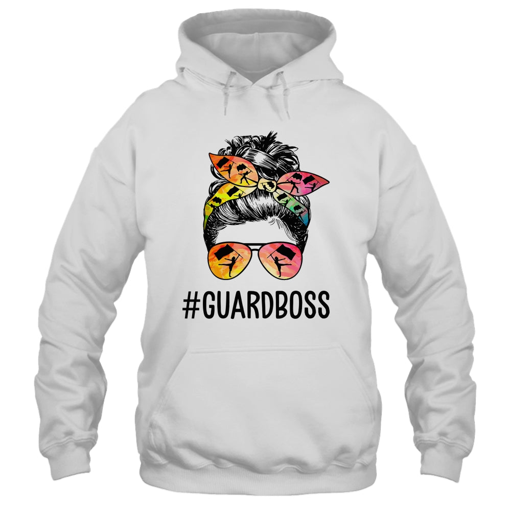 Color Guard Instructor Messy Bun Marching Band School Shirt & Tank Top | siriusteestore