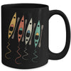 Colorful Kayak Lake Life Boating Boat Lover Kayaker Retro Mug | siriusteestore