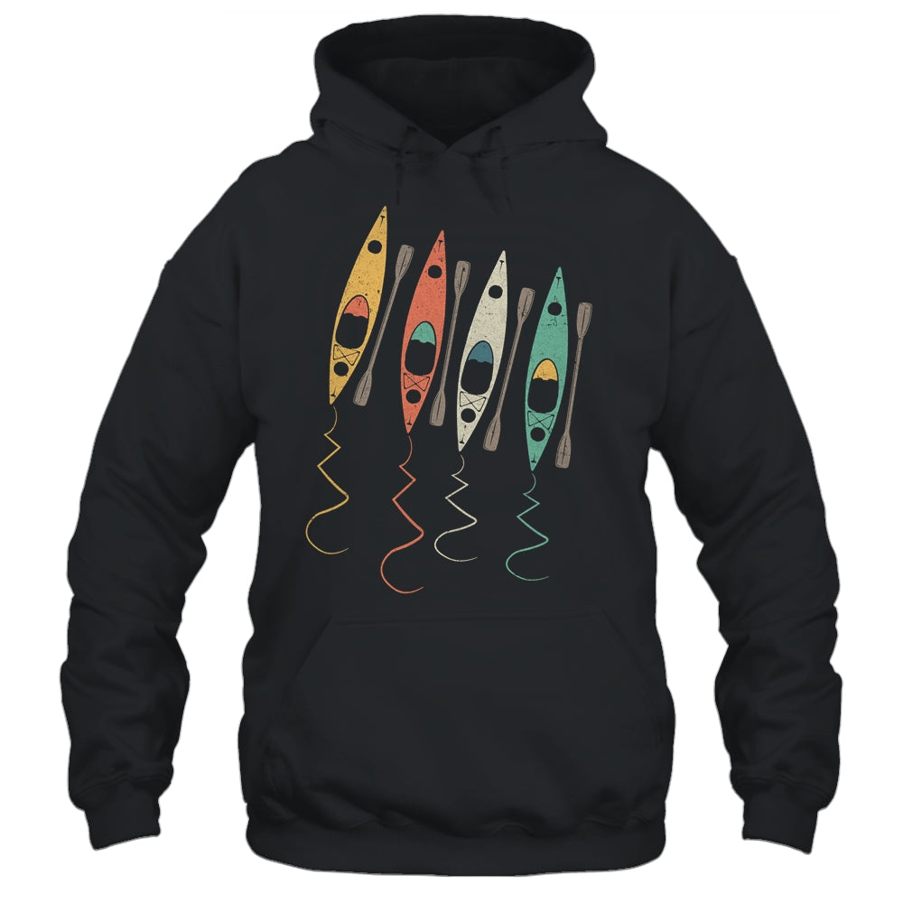 Colorful Kayak Lake Life Boating Boat Lover Kayaker Retro Shirt & Tank Top | siriusteestore