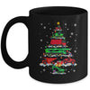 Construction Vehicle Excavator Christmas Tree Funny Xmas Mug | siriusteestore